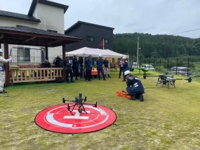 ドローンプレス能登半島実証実験